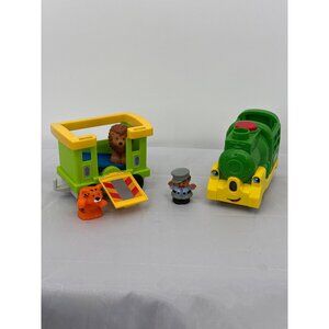 Fisher Price Little People Friendly Passengers Train Engine Load & Go Car